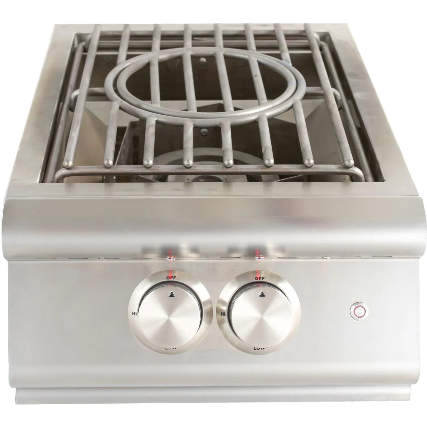 Blaze Premium LTE 15.75" Wide Built-In High Performance Power Burner with Wok Ring & SS Lid - BLZ-PBLTE (LP/NG)