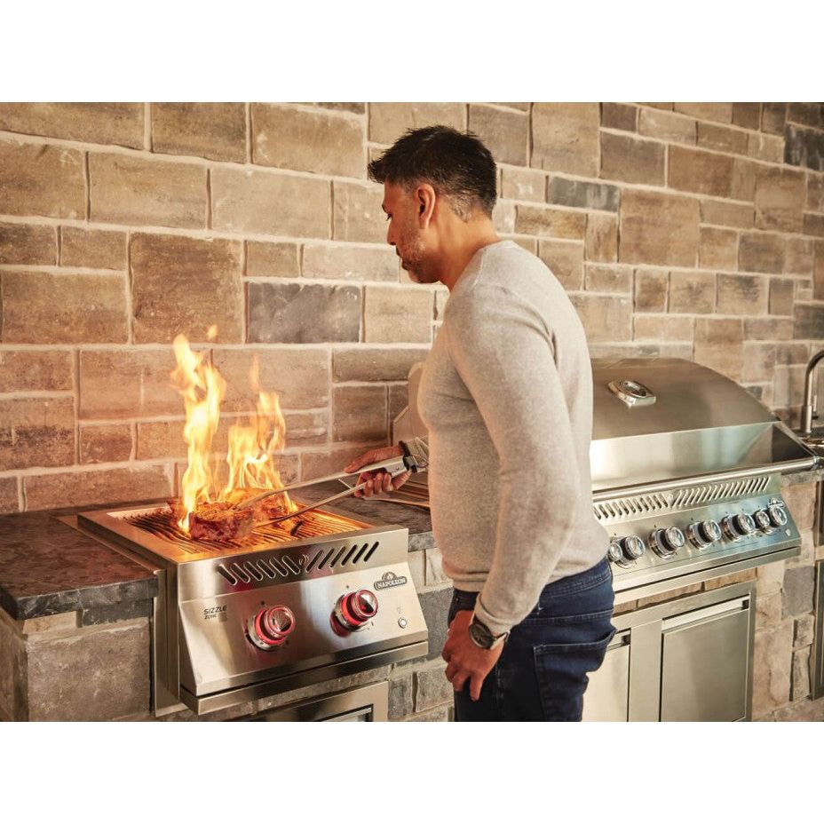 Napoleon 18" Built-In 700 Series Dual Infrared Burner - BIB18IRPSS / BIB18IRNSS