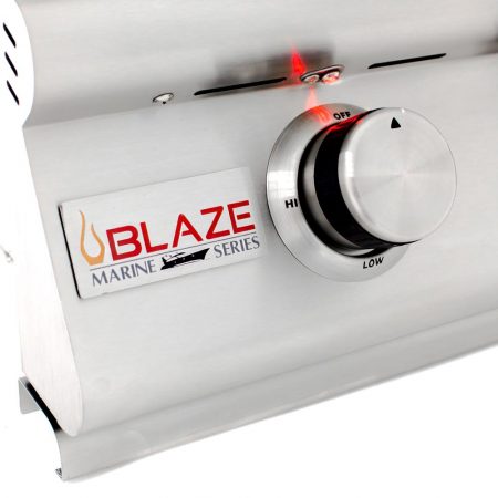 Blaze Premium LTE Marine Grade 32" 4 Burner Built-In Gas Grill with Rear Infrared Burner and Grill Lights - BLZ-4LTE2MG- LP/NG