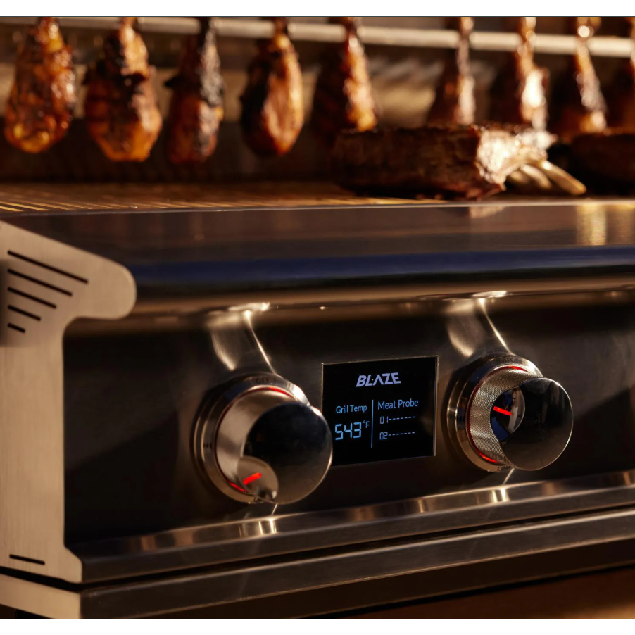 Blaze LTE PRO 40-Inch 5-Burner Built-in Grill w/ Digital Temperature Screen & Rear Infrared Burner (BLZ-5LTEPRO-LP / BLZ-5LTEPRO-NG)