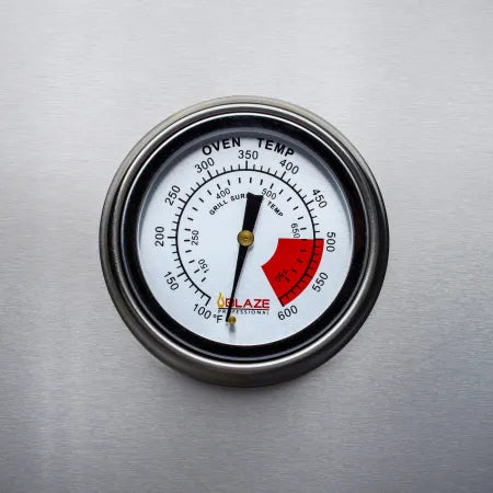 Blaze Professional LUX 34" Wide 3 Burner Built-in Gas Grill with Rear Infrared Burner - BLZ-3PRO (LP/NG)