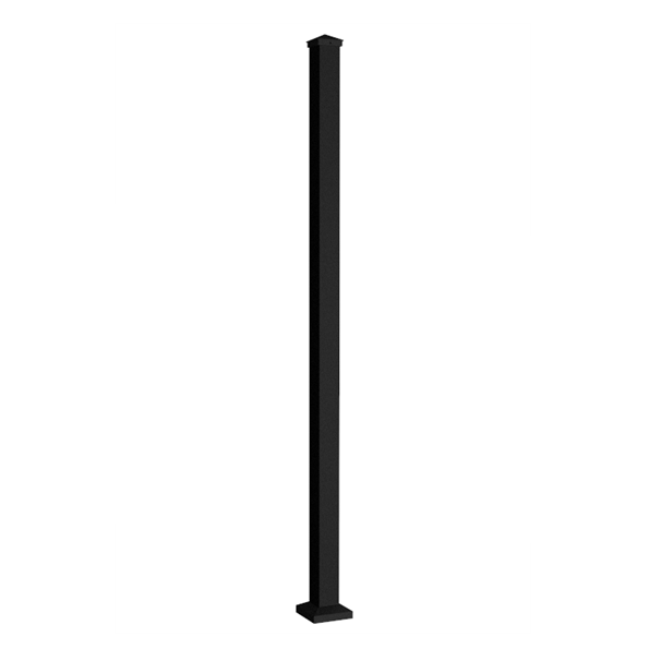 Center Post - Screen Mounting with Angle Attached (3" x 3" x 72")