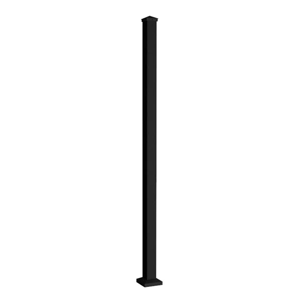 End Post - Screen Mounting with Angle Attached (3" x 3" x 72")