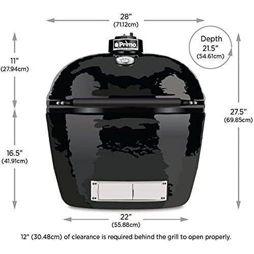 Primo Oval XL 400 - PGCXLH - 28" Wide X-Large Charcoal Grill