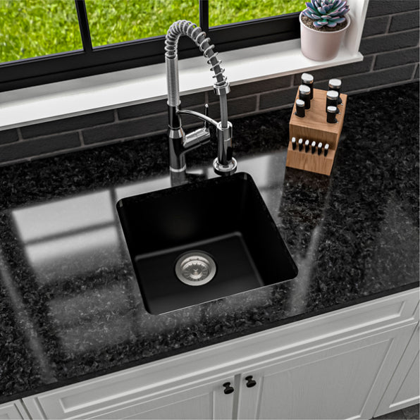 Karran Small Undermount Quartz Composite Sink - QU-690