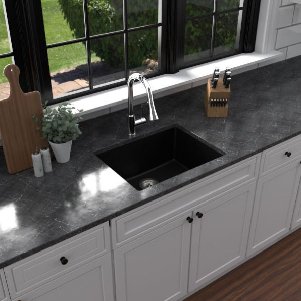 Karran Medium Undermount Quartz Composite Sink - QU-820