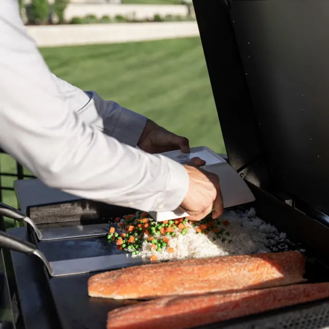 Blackstone - Stainless Steel 28 inch Drop-in Griddle with Hood (LP/NG)