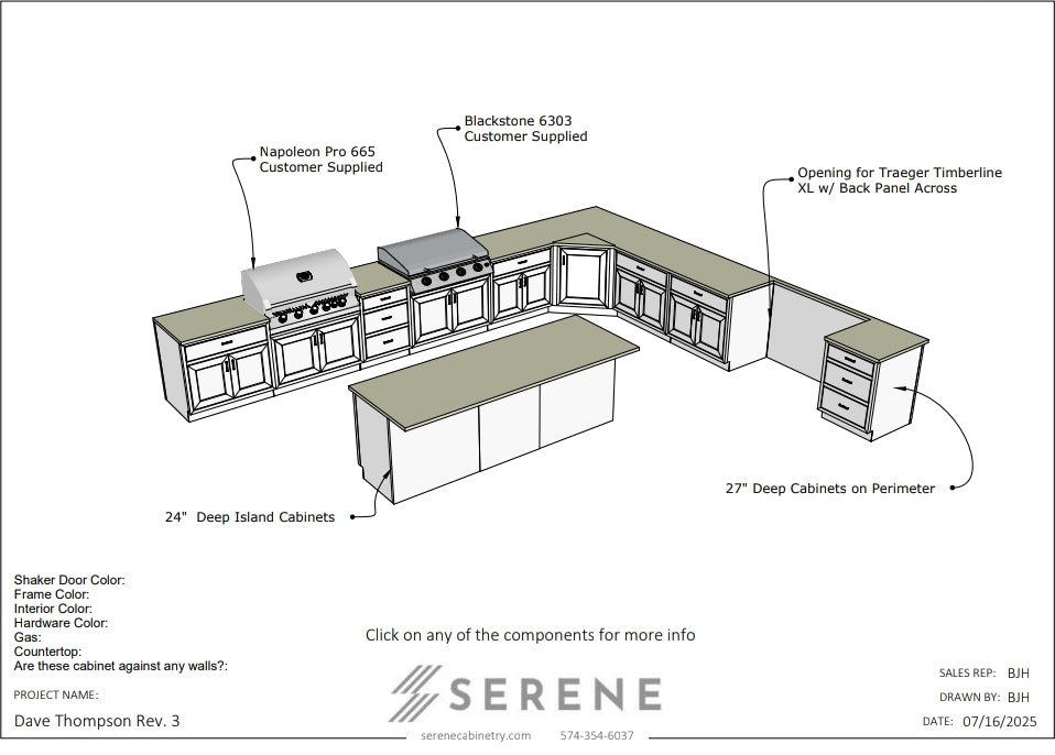 Custom Kitchen for Dave Thompson