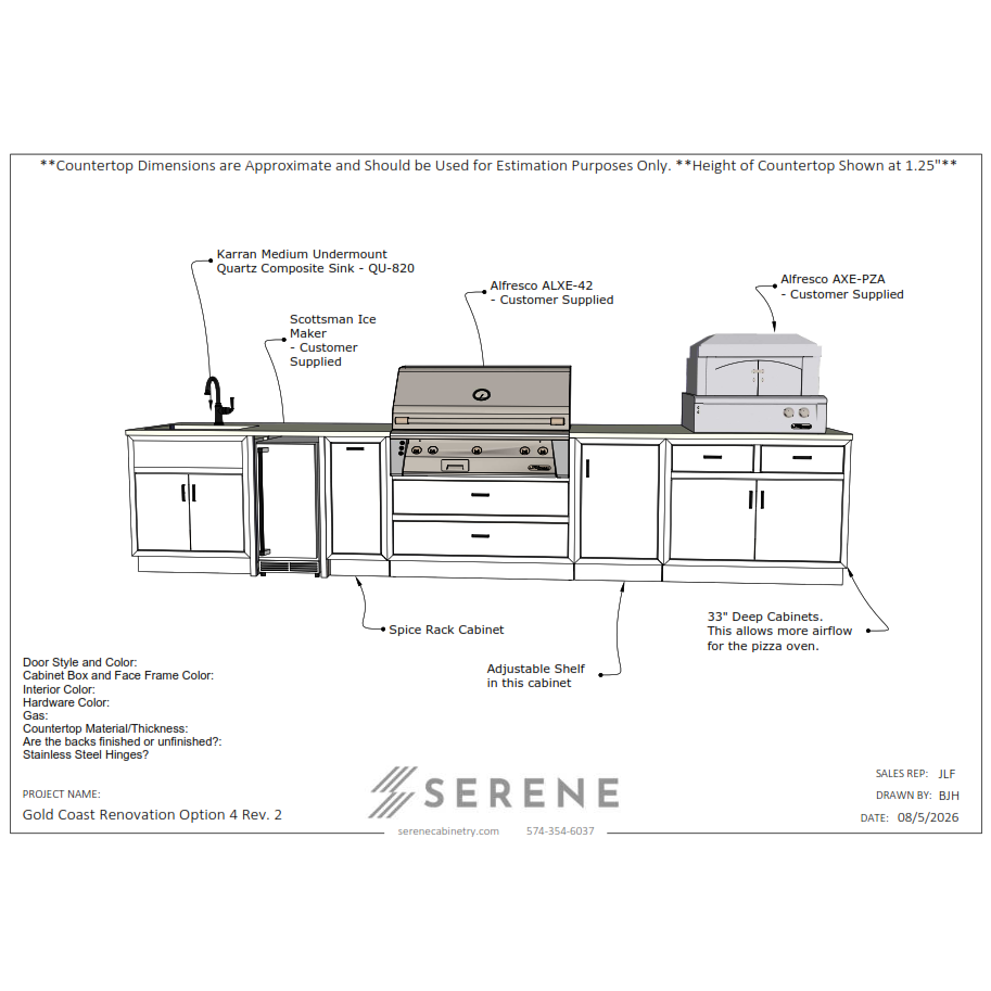 Custom Kitchen for Gold Coast Renovation - 50% Down
