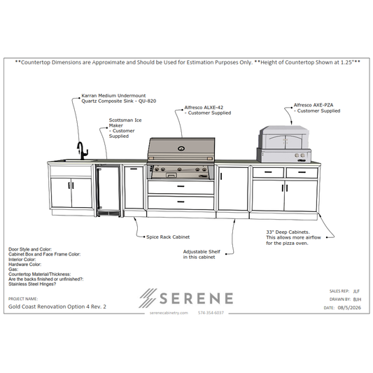 Custom Kitchen for Gold Coast Renovation - 50% Down