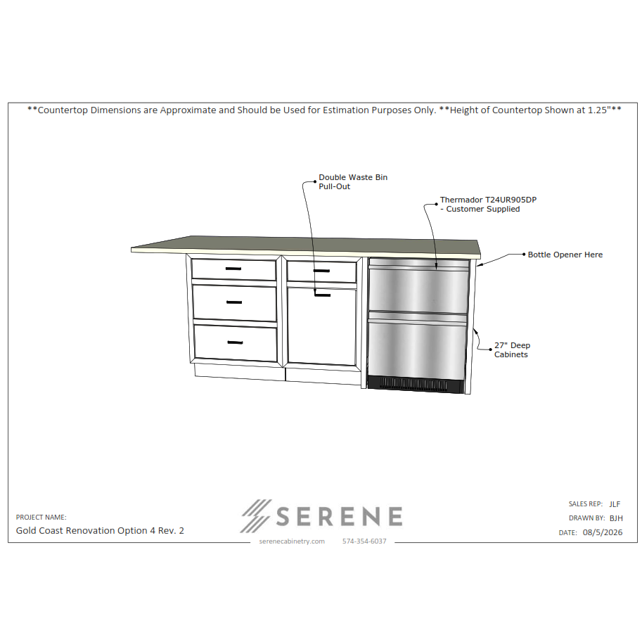 Custom Kitchen for Gold Coast Renovation - 50% Down