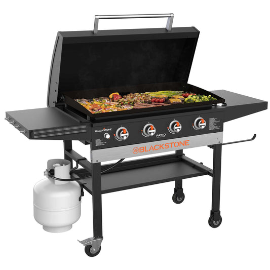 Blackstone 2102 Griddle - Patio 36in Cart Griddle with Hood-Black