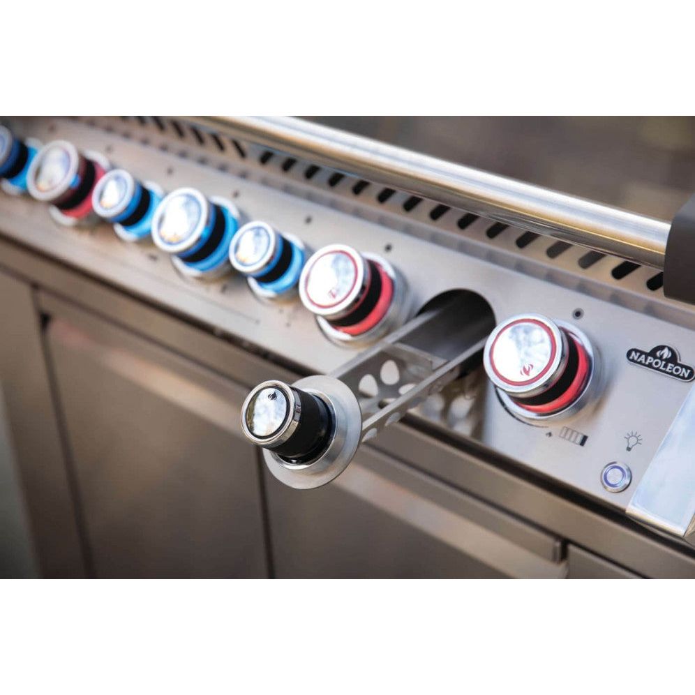 Napoleon Prestige PRO 665 Stand Alone Gas Grill with Rear and Side Infrared Burners in Stainless Steel - PRO665RSIBPSS-3 / PRO665RSIBNSS-3