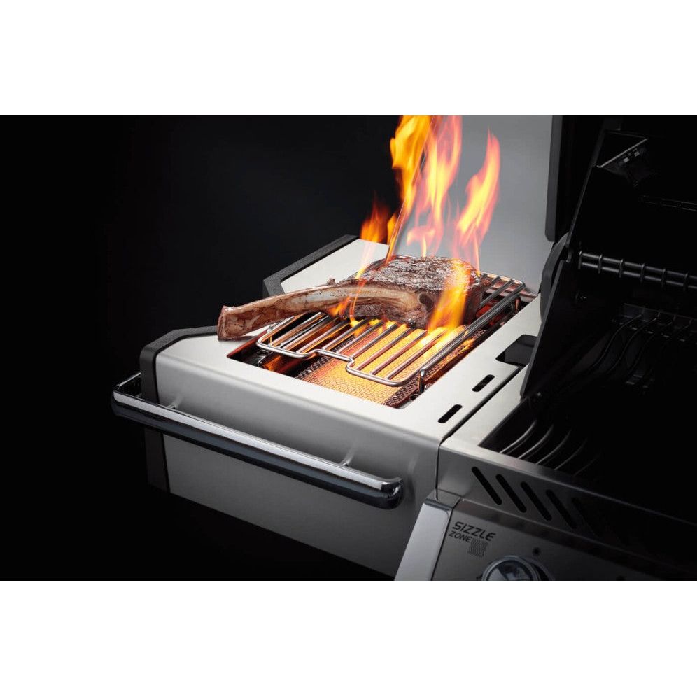 Napoleon Prestige PRO 665 Stand Alone Gas Grill with Rear and Side Infrared Burners in Stainless Steel - PRO665RSIBPSS-3 / PRO665RSIBNSS-3