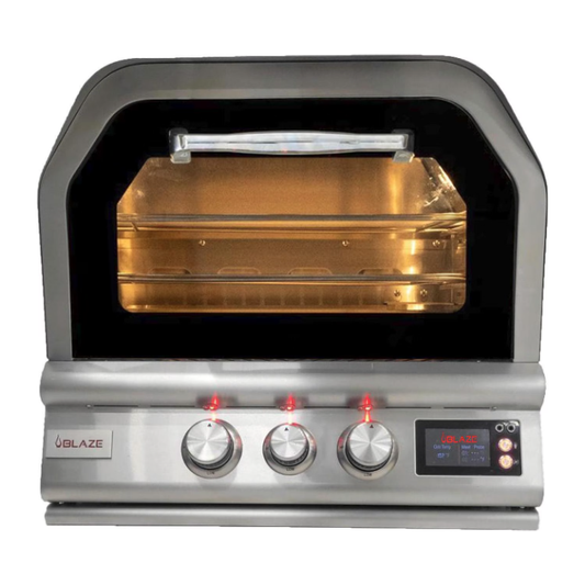 Blaze 26" Built-In Outdoor Pizza Oven with Rotisserie  BLZ-26-PZOVN (LP/NG)