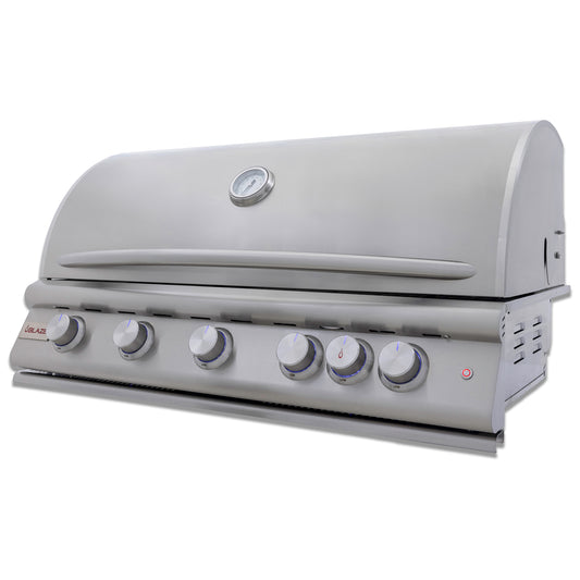 Blaze Premium LTE+ 40" 5 Burner Built-In Grill with Rear Infrared Burner and Grill Lights - BLZ-5LTE3 (LP/NG)