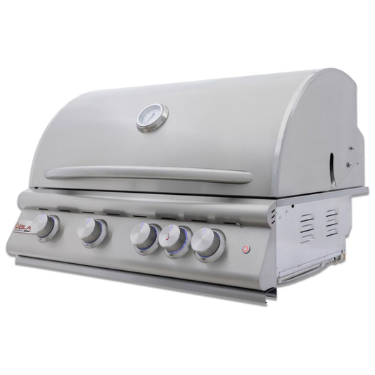 Blaze Premium LTE+ Marine Grade 32" 4 Burner Built-In Gas Grill with Rear Infrared Burner and Lift Assist Hood - BLZ-4LTE3MG (LP/NG)