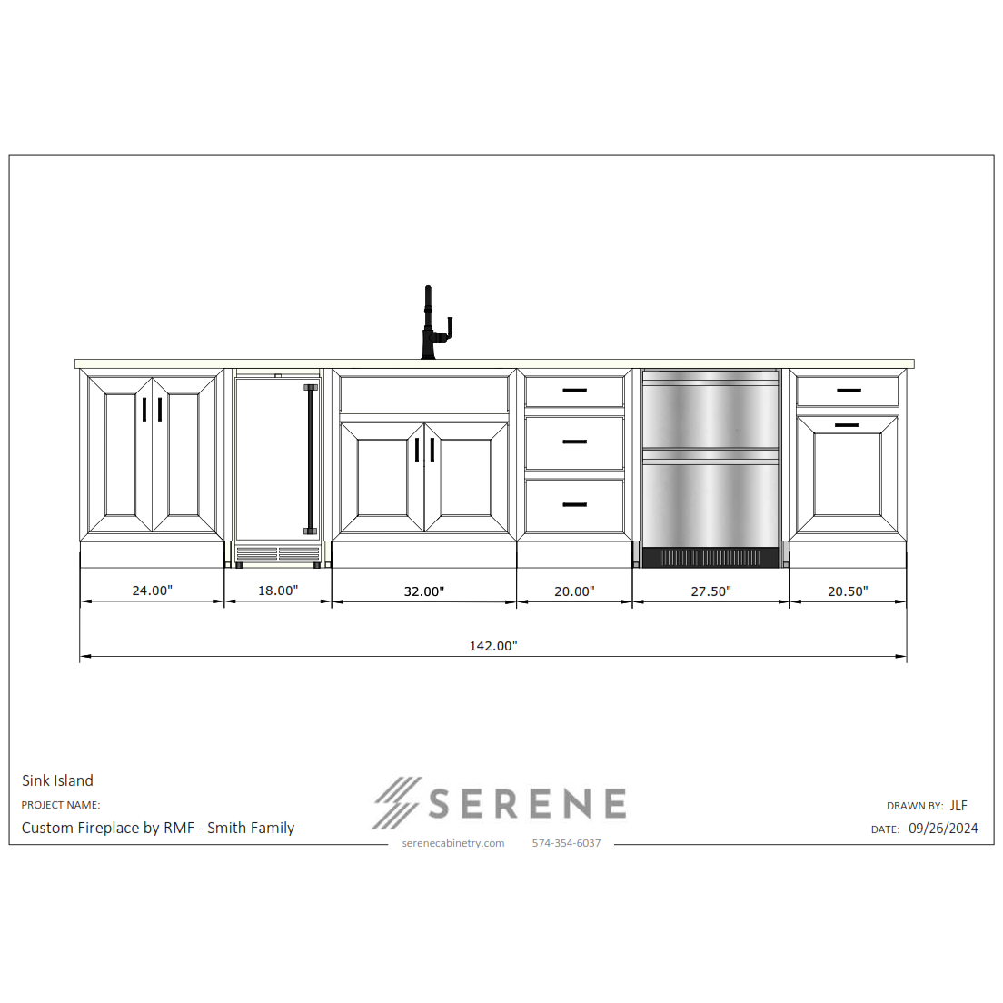 Custom Kitchen for Custom Fireplace by RMF - 25% Down