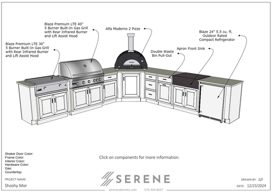 Custom Kitchen for Shoshy Mor - 50% Down