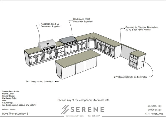 Custom Kitchen for Dave Thompson