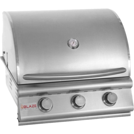 Blaze Prelude LBM 25 inch Wide - 3 Burner Gas Grill (BLZ-3LBM-LP / BLZ-3LBM-NG)